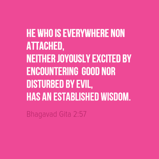 bhagavad gita chapter 2-verse 57