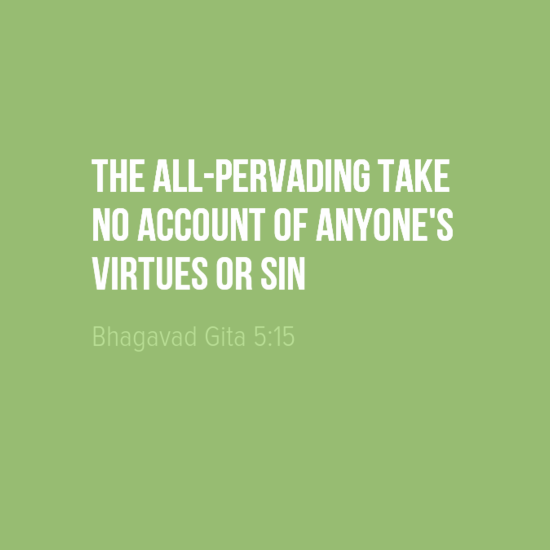 bhagavad gita chapter 5 verse 15